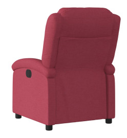 Fauteuil inclinable Rouge bordeaux Tissu