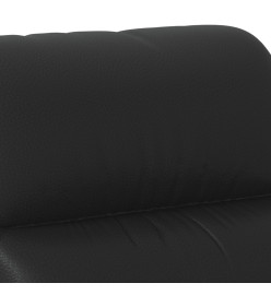 Fauteuil de massage Noir Similicuir