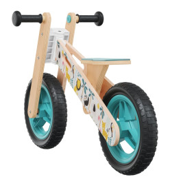 Vélo d'équilibre pour enfants imprimé bleu