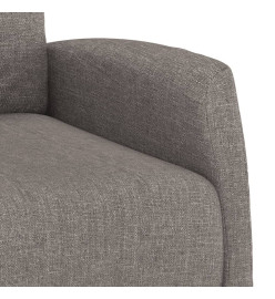 Fauteuil inclinable électrique Taupe Tissu