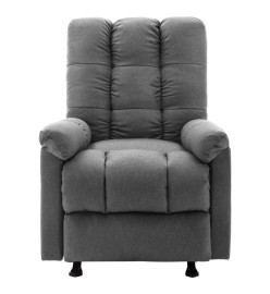 Fauteuil inclinable Gris clair Tissu