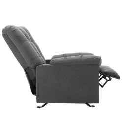 Fauteuil inclinable Gris clair Tissu