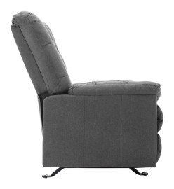 Fauteuil inclinable Gris clair Tissu