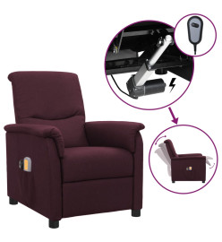 Fauteuil électrique de massage Violet Tissu