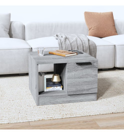 Table basse Sonoma gris 50x50x36 cm Bois d'ingénierie