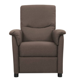 Fauteuil électrique de massage Taupe Tissu