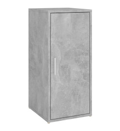 Armoire à chaussures Gris béton 32x35x70 cm Aggloméré