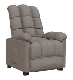 Fauteuil inclinable Taupe Tissu