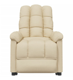 Fauteuil électrique de massage Crème Tissu