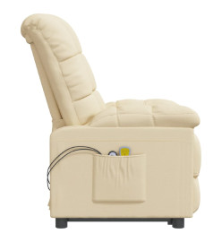 Fauteuil électrique de massage Crème Tissu