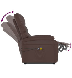 Fauteuil de massage Marron Similicuir