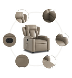 Fauteuil inclinable Cappuccino Similicuir