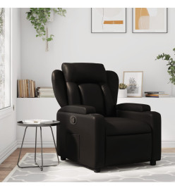 Fauteuil inclinable Noir Similicuir