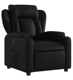 Fauteuil inclinable Noir Similicuir