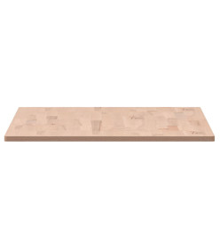 Comptoir de salle de bain 100x60x1,5 cm bois massif de hêtre