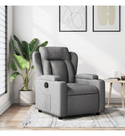 Fauteuil inclinable Gris foncé Tissu