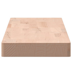 Étagère murale 100x20x4 cm bois massif de hêtre