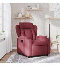 Fauteuil inclinable Rouge bordeaux Tissu