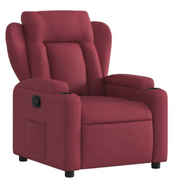 Fauteuil inclinable Rouge bordeaux Tissu