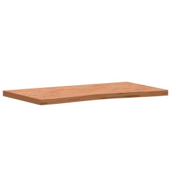 Dessus de bureau 110x(55-60)x4 cm bois massif de hêtre