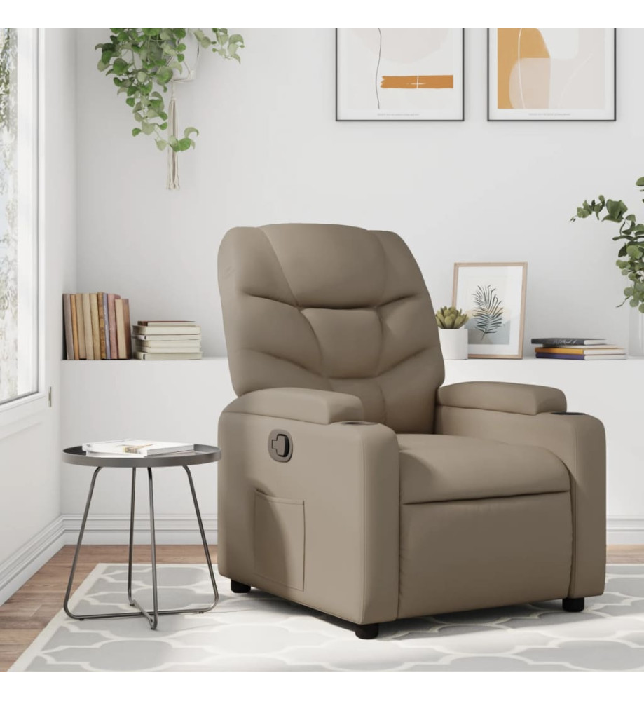 Fauteuil inclinable Cappuccino Similicuir