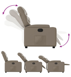 Fauteuil inclinable Cappuccino Similicuir