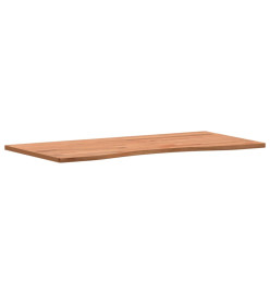 Dessus de bureau 80x(36-40)x1,5 cm bois massif de hêtre