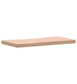 Dessus de bureau 80x(36-40)x4 cm bois massif de hêtre