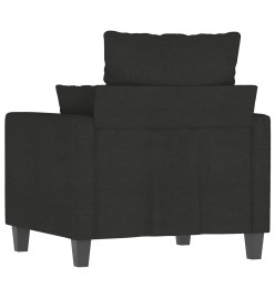 Fauteuil Noir 60 cm Tissu