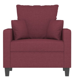 Fauteuil Rouge bordeaux 60 cm Tissu