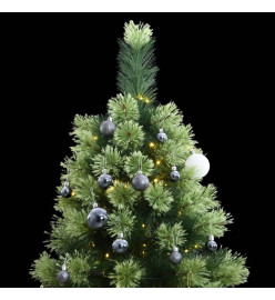 Sapin de Noël artificiel articulé 300 LED et boules 240 cm