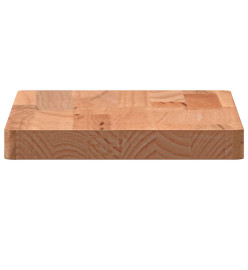 Étagère murale 40x20x2,5 cm bois massif de hêtre