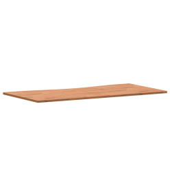 Dessus de bureau 110x(50-55)x1,5 cm bois massif de hêtre