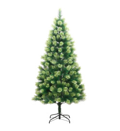 Sapin de Noël artificiel articulé 300 LED et boules 210 cm