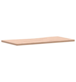 Dessus de bureau 100x(45-50)x2,5 cm bois massif de hêtre