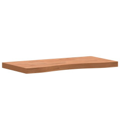 Dessus de bureau 80x(36-40)x4 cm bois massif de hêtre