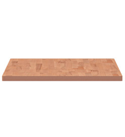 Dessus de table 100x60x2,5cm rectangulaire bois massif de hêtre