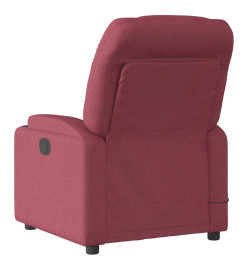 Fauteuil de massage inclinable Rouge bordeaux Tissu