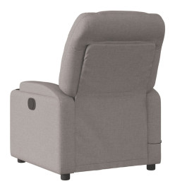 Fauteuil de massage inclinable Taupe Tissu