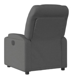 Fauteuil inclinable Gris foncé Tissu