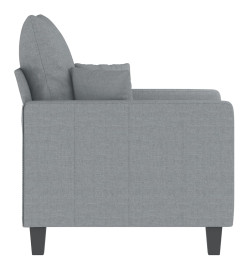 Fauteuil Gris clair 60 cm Tissu