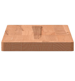 Étagère murale 60x20x2,5 cm bois massif de hêtre