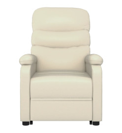 Fauteuil de massage Crème Similicuir