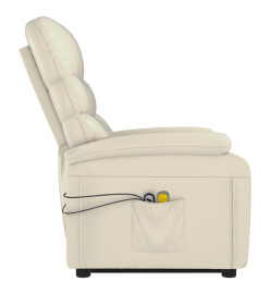 Fauteuil de massage Crème Similicuir