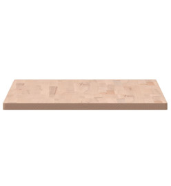 Dessus de table 100x60x2,5cm rectangulaire bois massif de hêtre