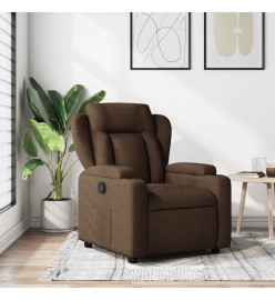 Fauteuil inclinable Marron Tissu