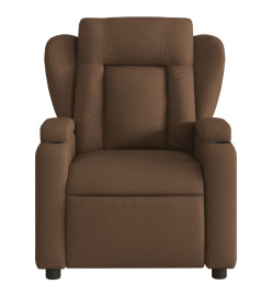 Fauteuil inclinable Marron Tissu