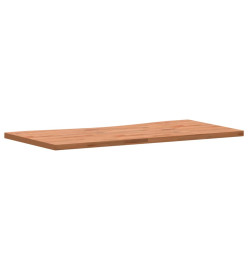 Dessus de bureau 100x(45-50)x2,5 cm bois massif de hêtre