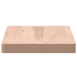 Étagère murale 60x20x2,5 cm bois massif de hêtre