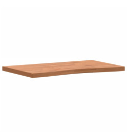 Dessus de bureau 100x(55-60)x4 cm bois massif de hêtre